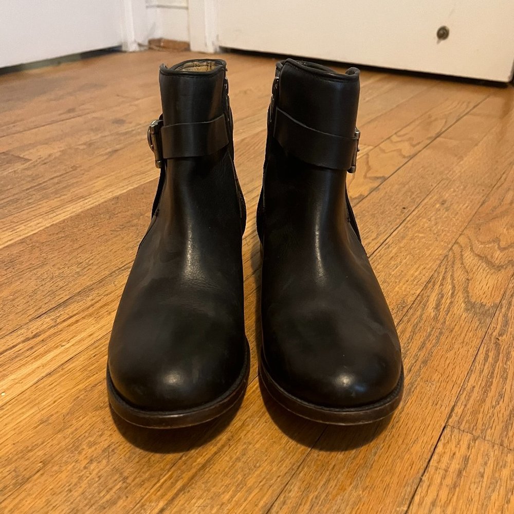 Black Frye Booties with buckle